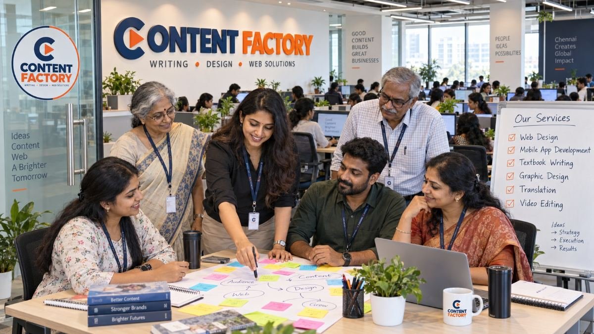The Content Factory floor in Chennai