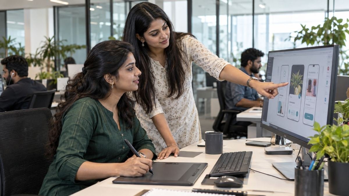 Mobile ui design at Content Factory, Chennai