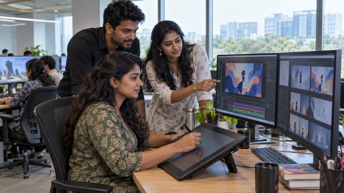 motion design at Content Factory, Chennai