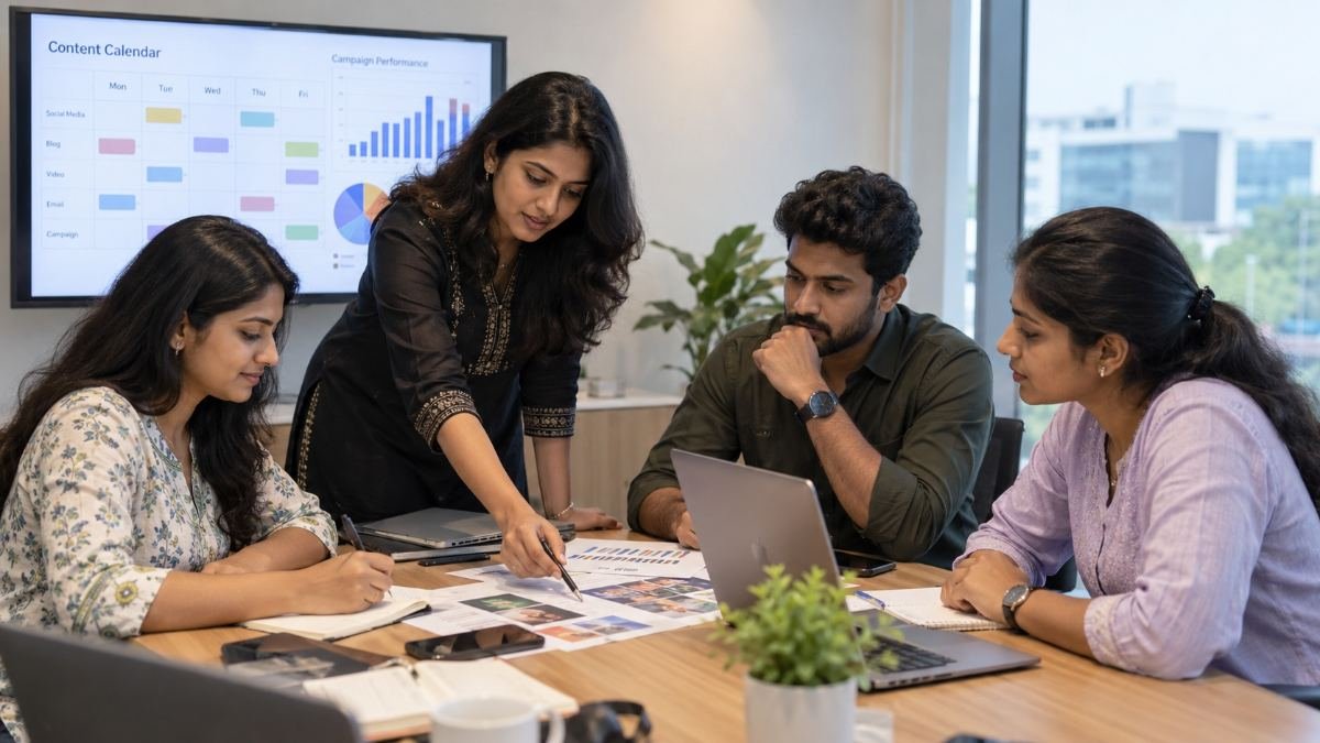 Digital marketing at Content Factory, Chennai